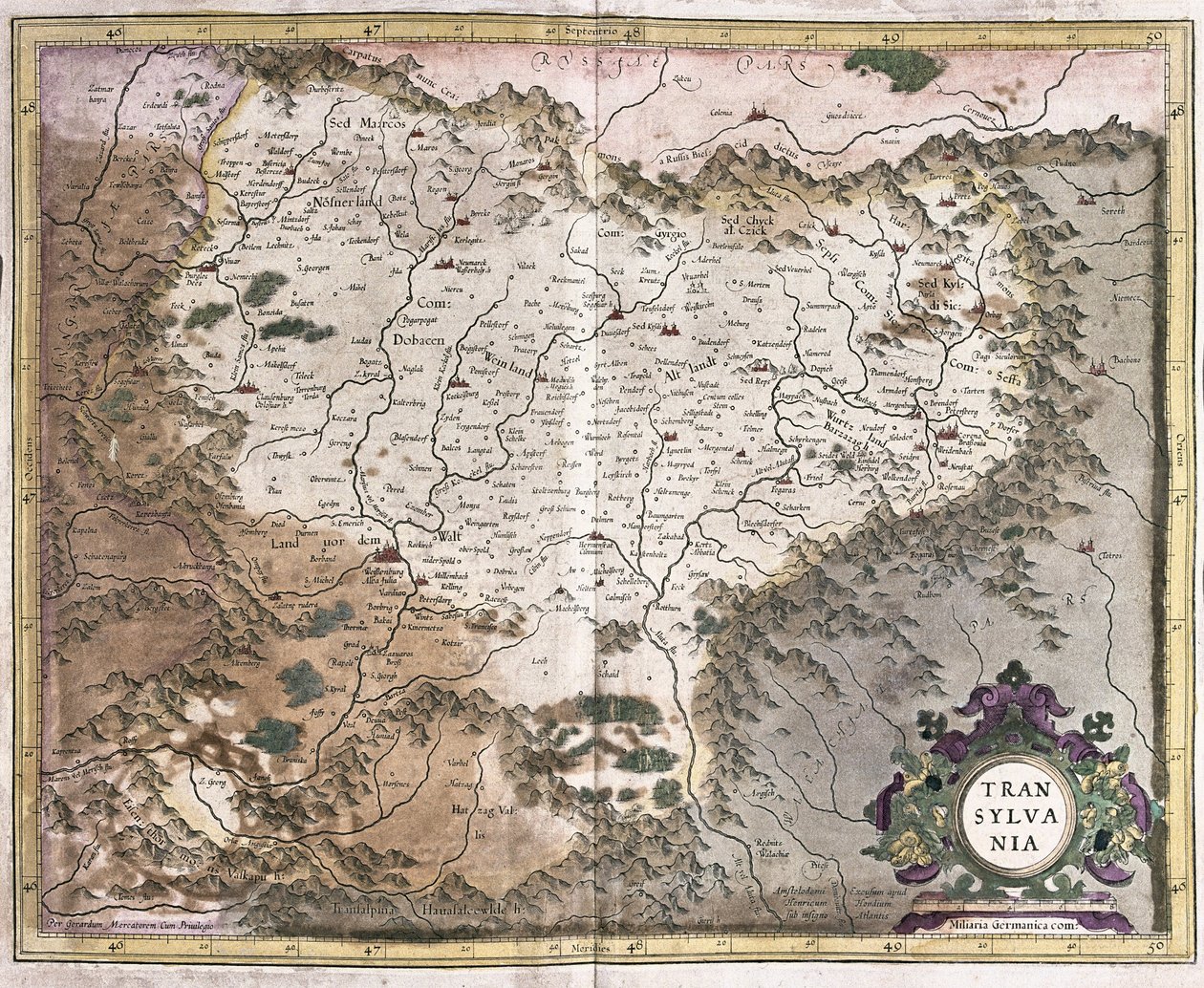 Závěsný od Gerardus Mercator
