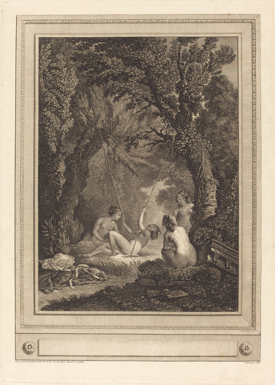 Tajemná houpačka, 1784. od Geraud Vidal