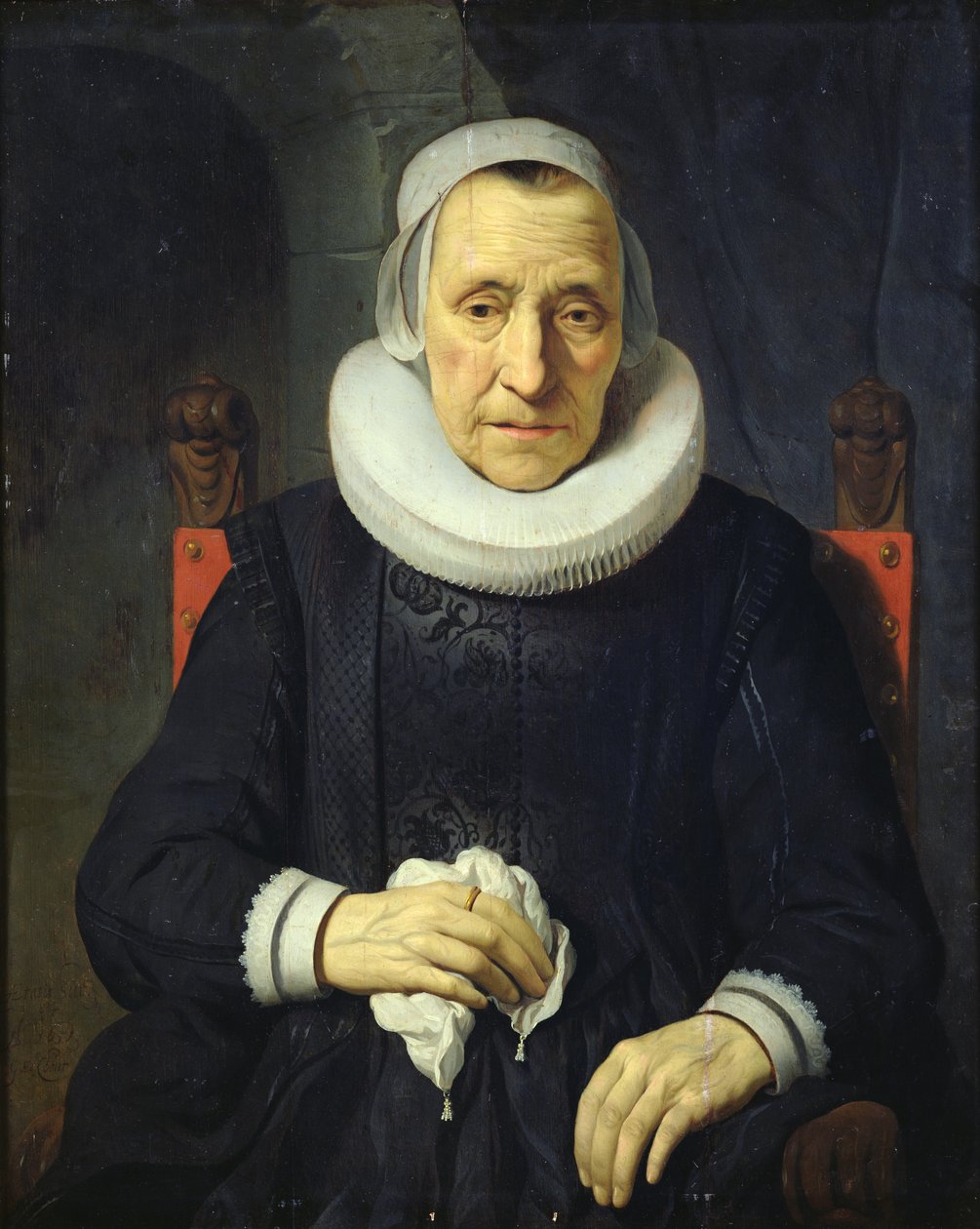 Portrét staré ženy, 1651 od Gerbrand van den Eeckhout