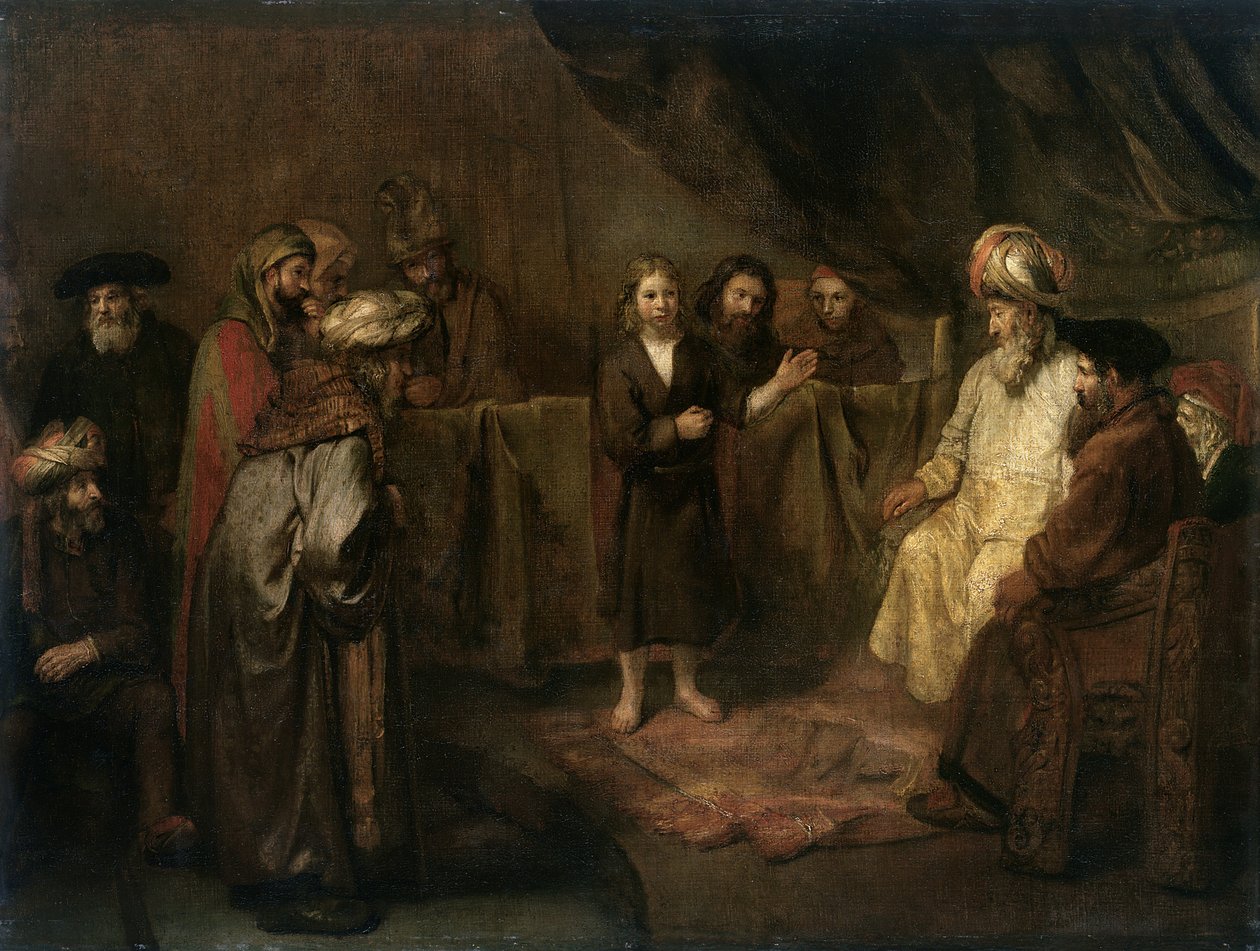 Dítě Kristus v chrámu od Gerbrand van den Eeckhout