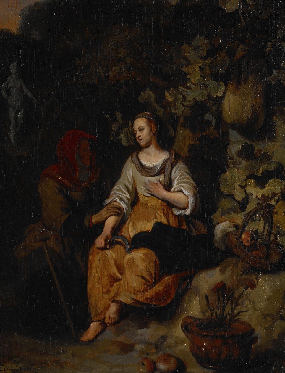 Vertumnus a Pomona od Gerbrand van den Eeckhout