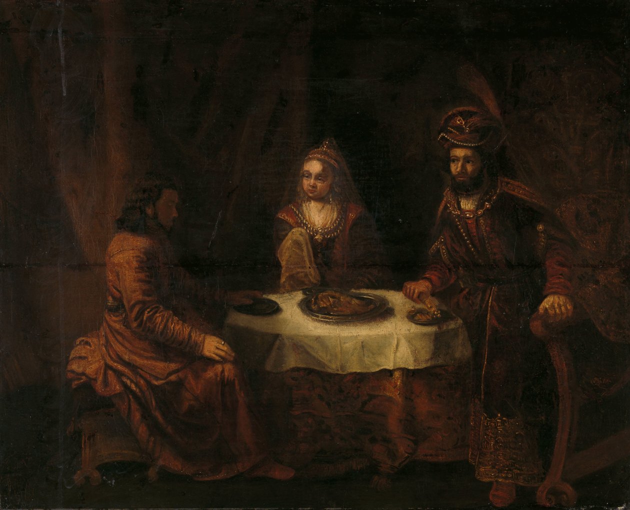 Ahasverův hněv od Gerbrand van den Eeckhout (manner of)