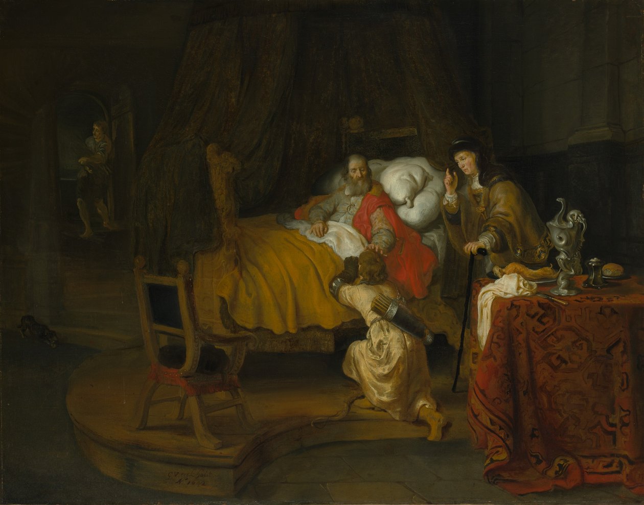 Isaac Blessing Jacob, 1642. od Gerbrand van den Eeckhout