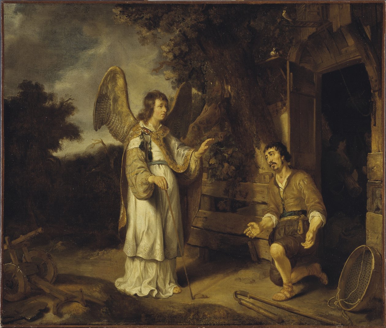 Anděl a Gideon, 1640 od Gerbrand van den Eeckhout
