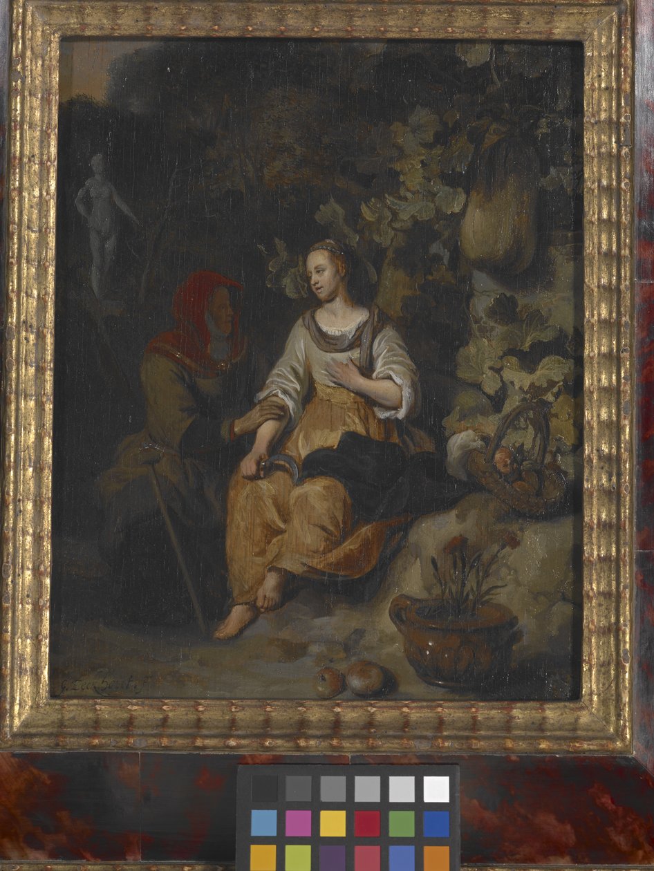 Vertumnus and Pomona (olej na dřevě) od Gerbrandt van den Eeckhout
