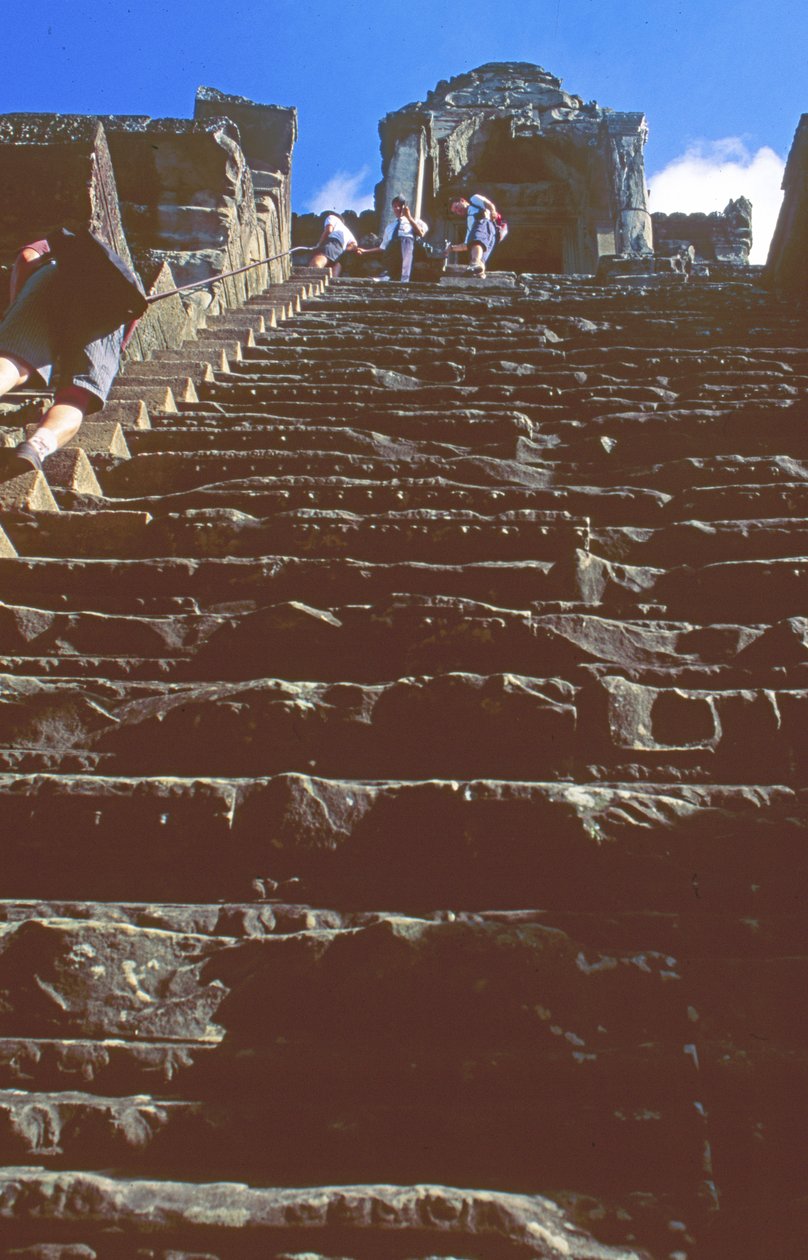 Kambocha: Zřícenina khmerského chrámu v Ankor Watu (foto) od Gerd Michael Müller