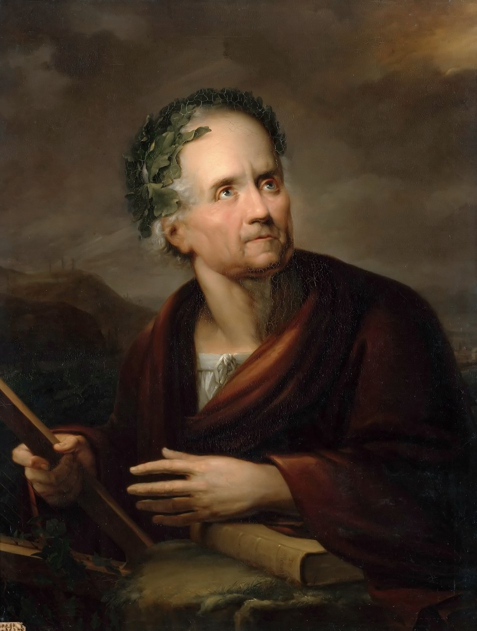 Portrét Friedricha Gottlieba Klopstocka 1724-1803 od Gerdt Hardorff