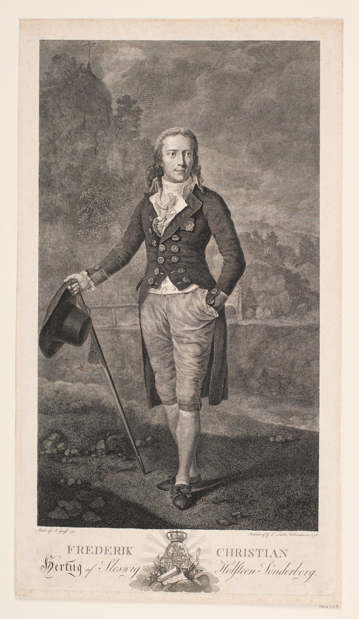 Frederik Christian, vévoda ze Šlesvicka od Gerhard Ludvig Lahde