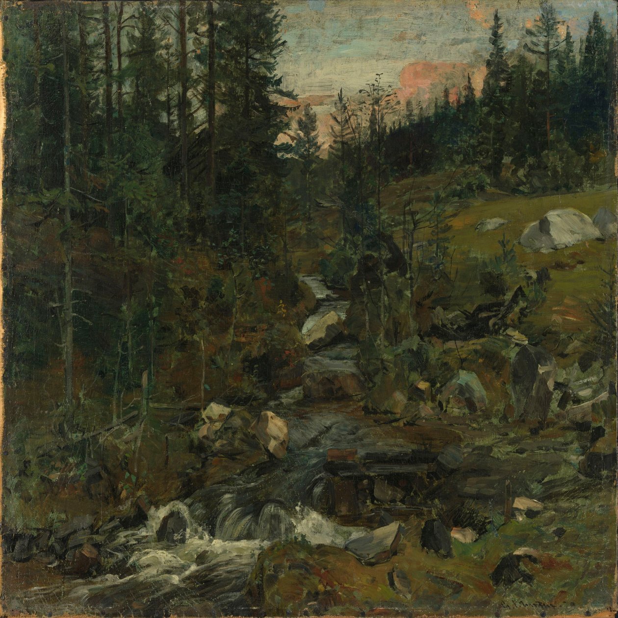Brook v Øylo od Gerhard Munthe