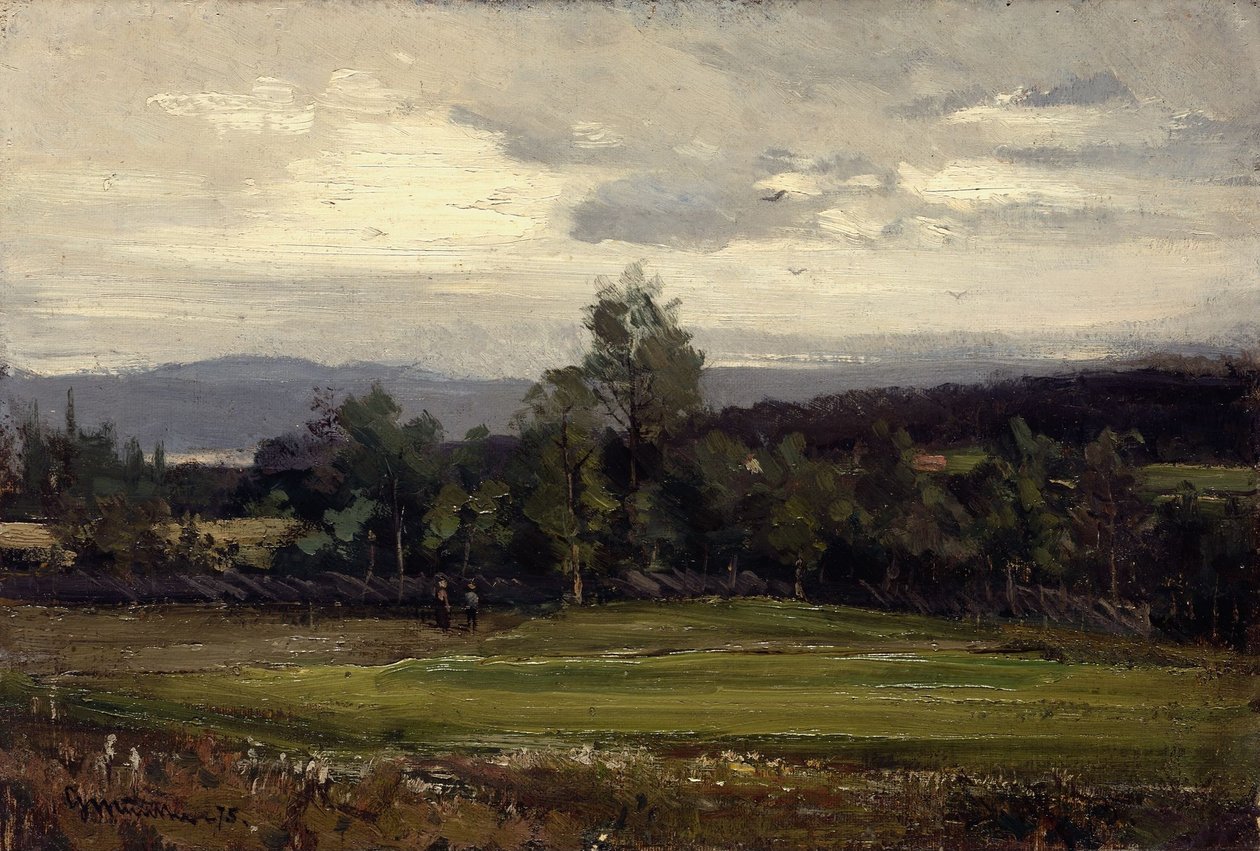 Pole v Hedmarku v létě od Gerhard Munthe