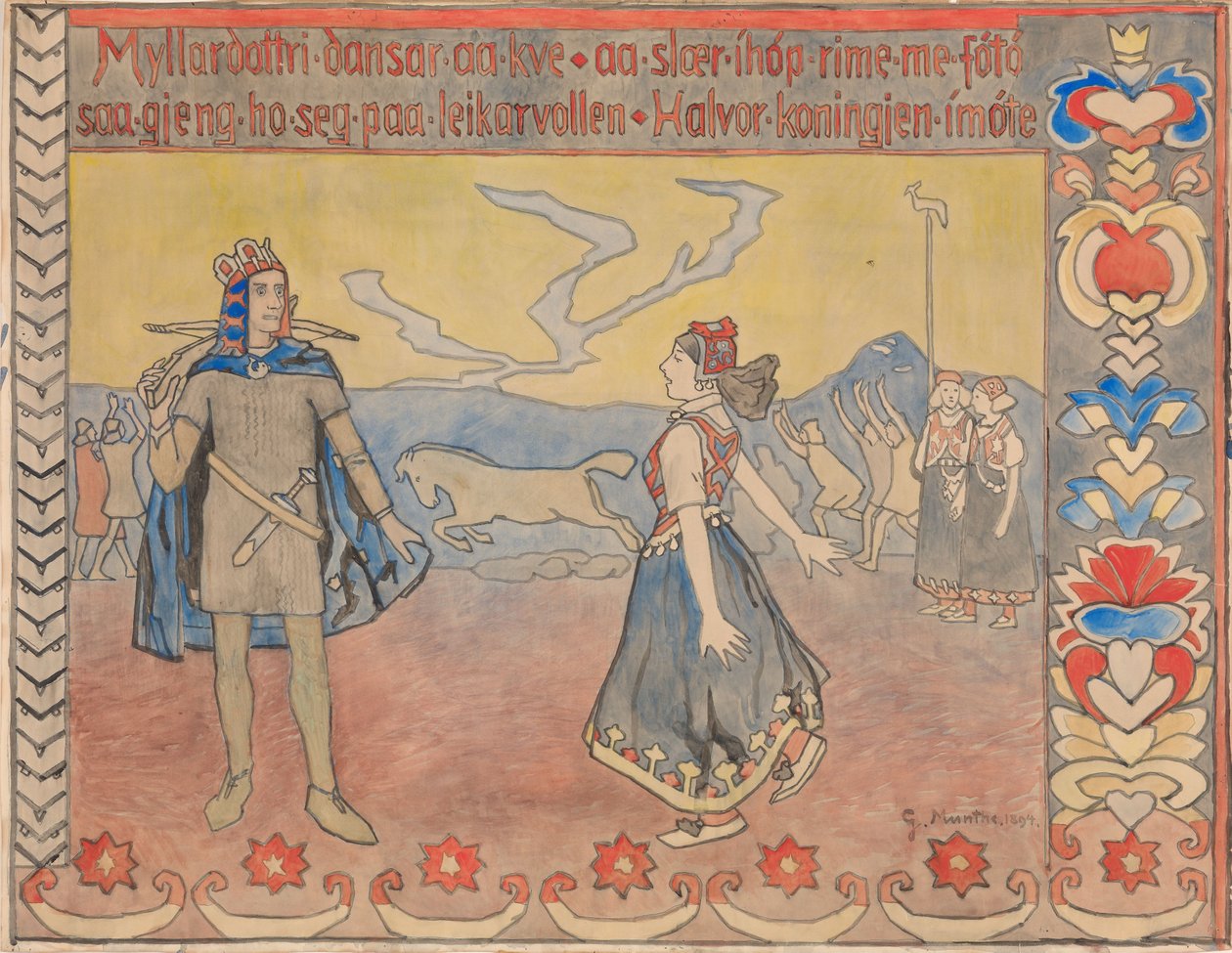 Die Müllerstochter od Gerhard Munthe