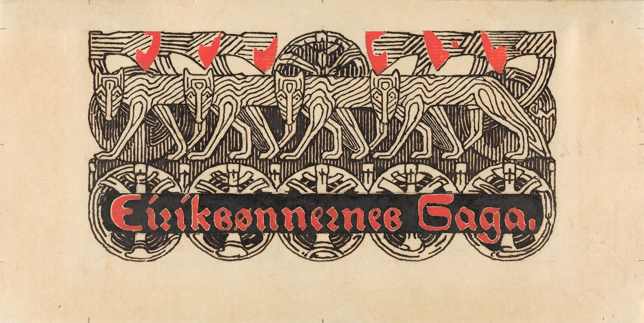 Für Snorre Sturlason, Königssagas, Kristiania 1899 od Gerhard Munthe