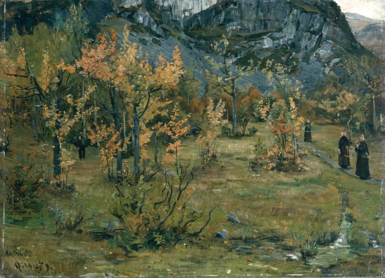 Podzimní atmosféra od Gerhard Peter Frantz Vilhelm Munthe