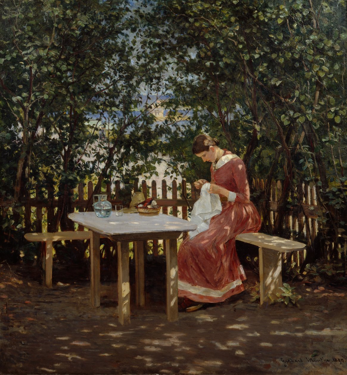 V letním domě od Gerhard Peter Frantz Vilhelm Munthe
