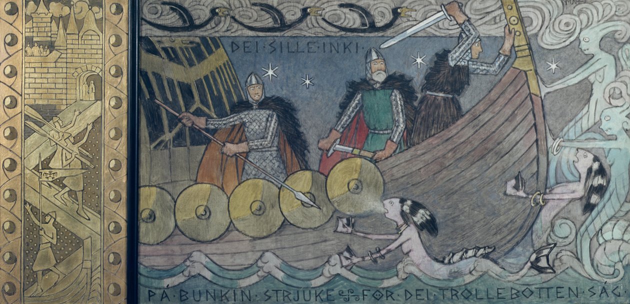 Åsmund Frægdegjevar (malba) od Gerhard Peter Frantz Vilhelm Munthe