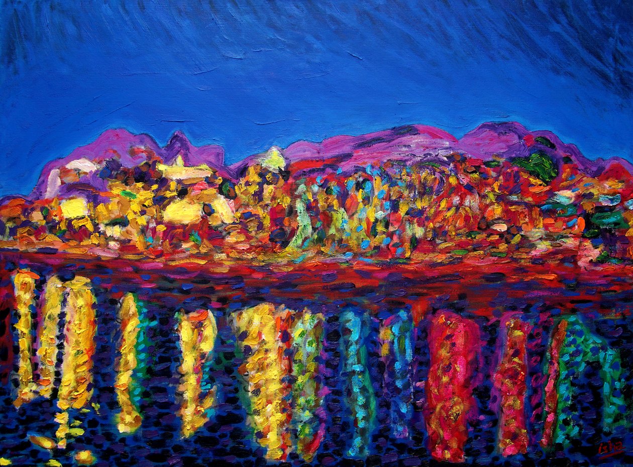 La Paz de la Noche, 2022 (olej na plátně) od Gerhardt Isringhaus