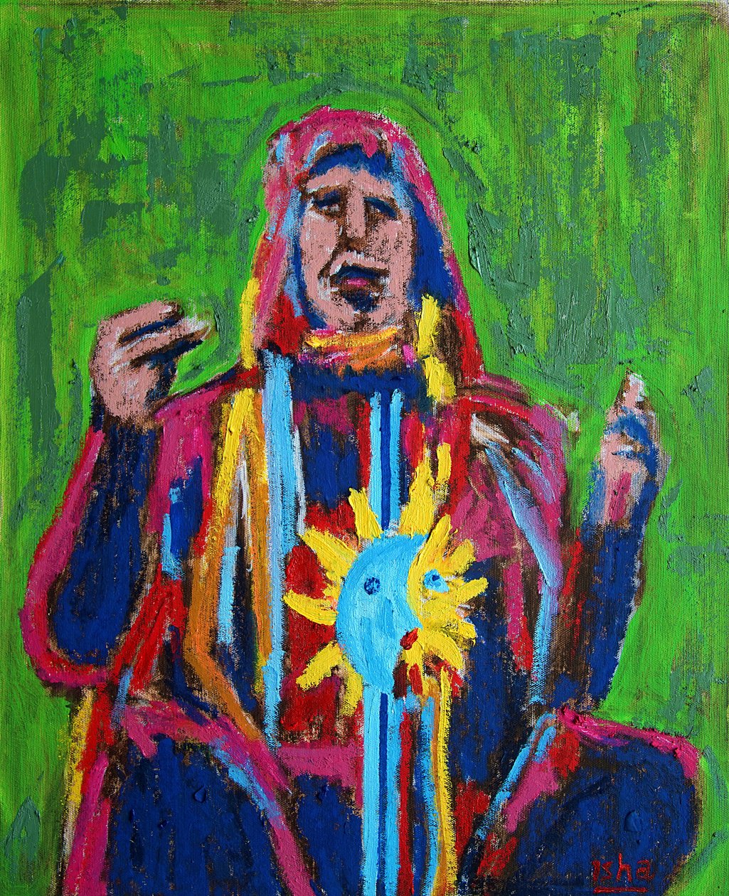 Šaman ii 1, 2019 (olej na plátně) od Gerhardt Isringhaus