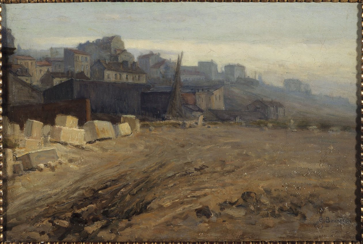 La Butte aux Cailles, asi 1901 (olej) od Germain Eugene Bonneton