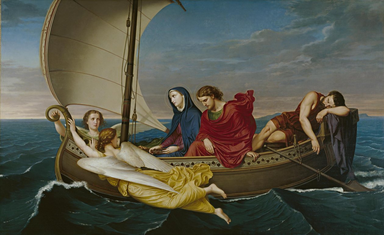 The Journey of Mary and Joseph at Ephesusn od German Hernandez Amores