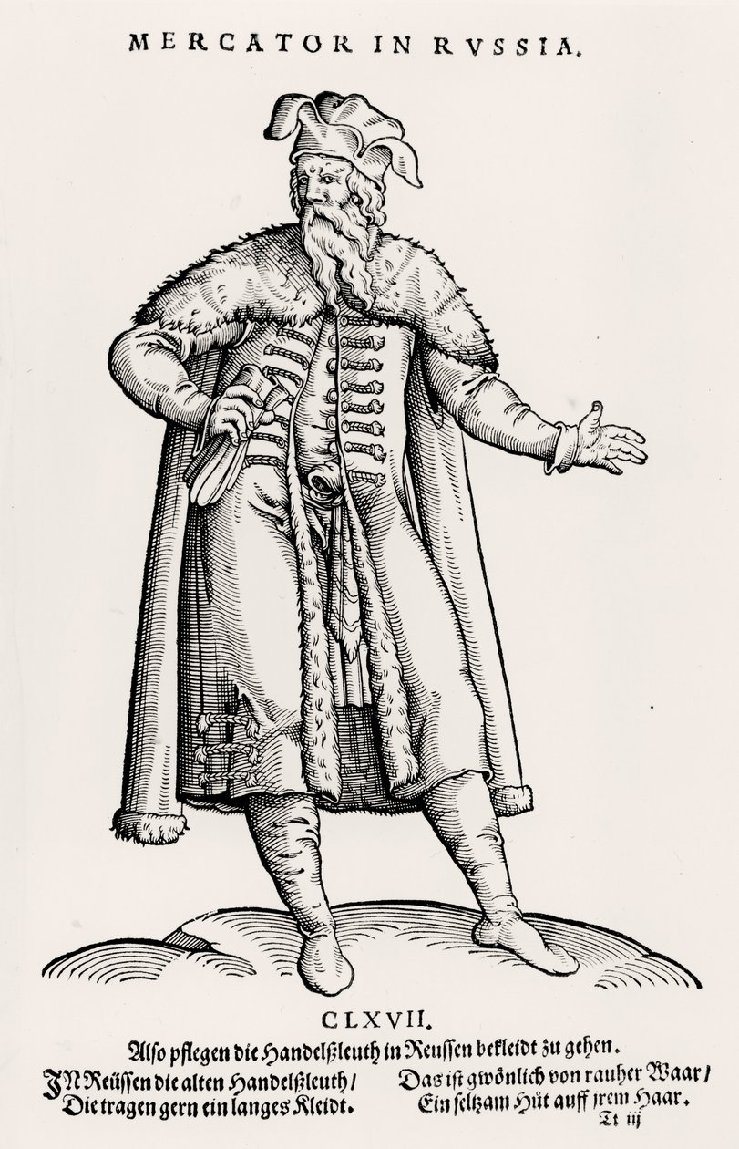 Gerard Mercator (1512-94) v Rusku od German School