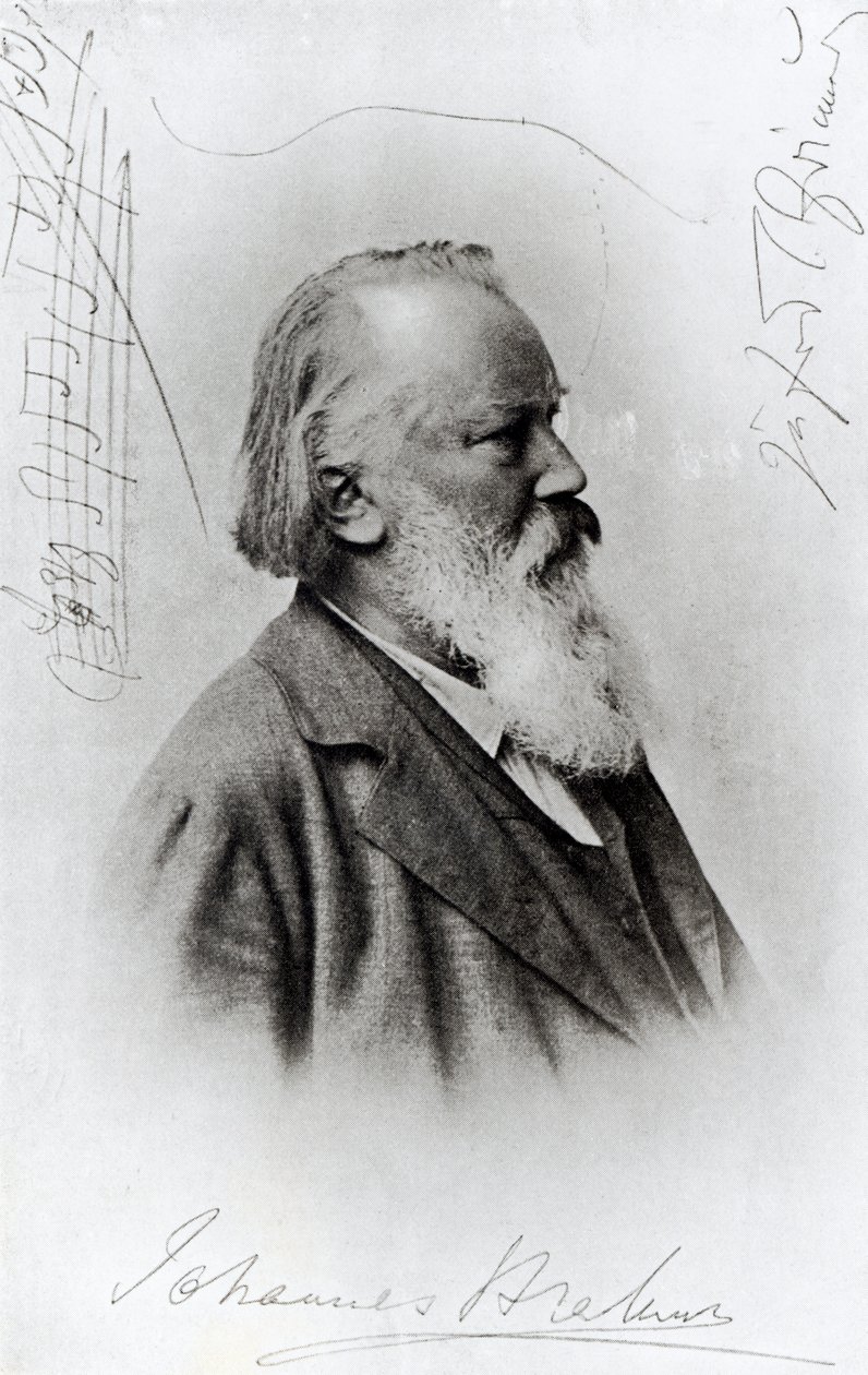 Johannes Brahms (1833-97) (hlubotisk) od German School