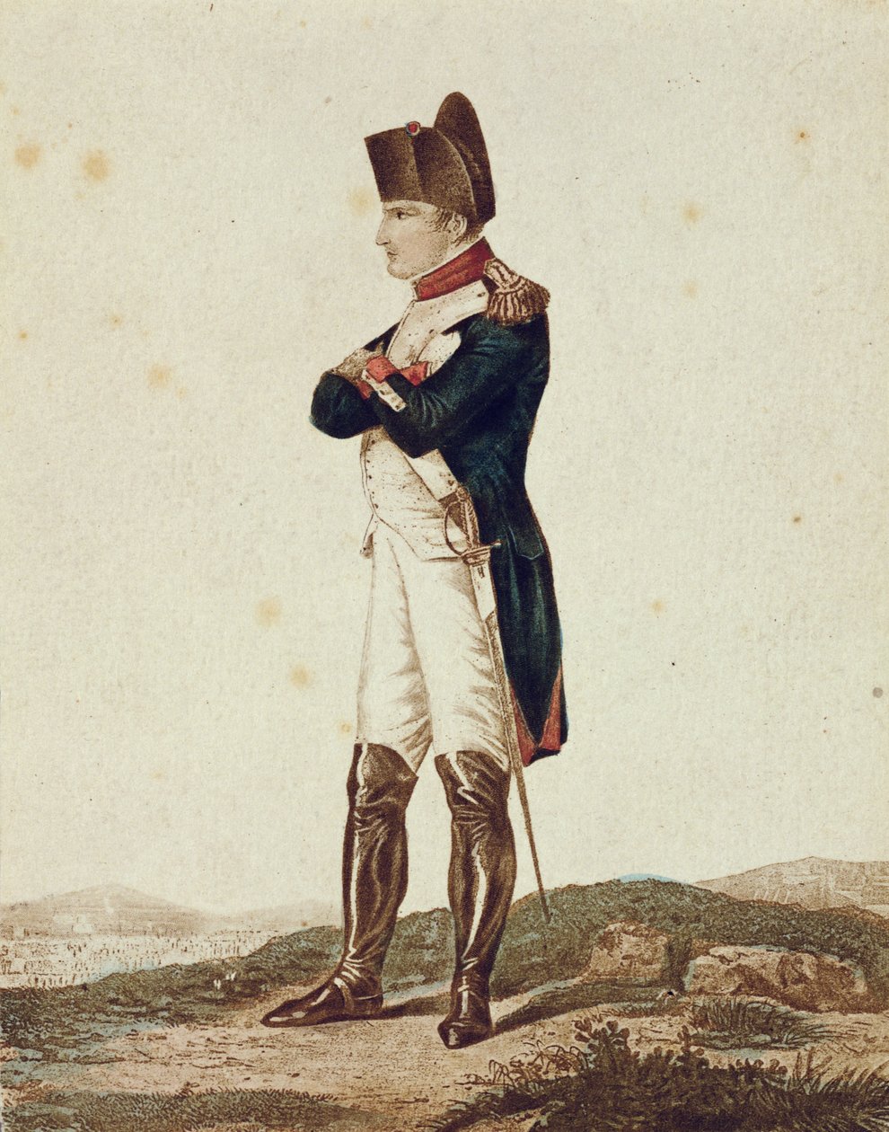 Napoleon Bonaparte jako první konzul od German School