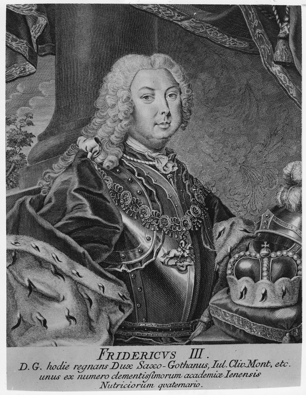 Portrét Fridricha III od German School