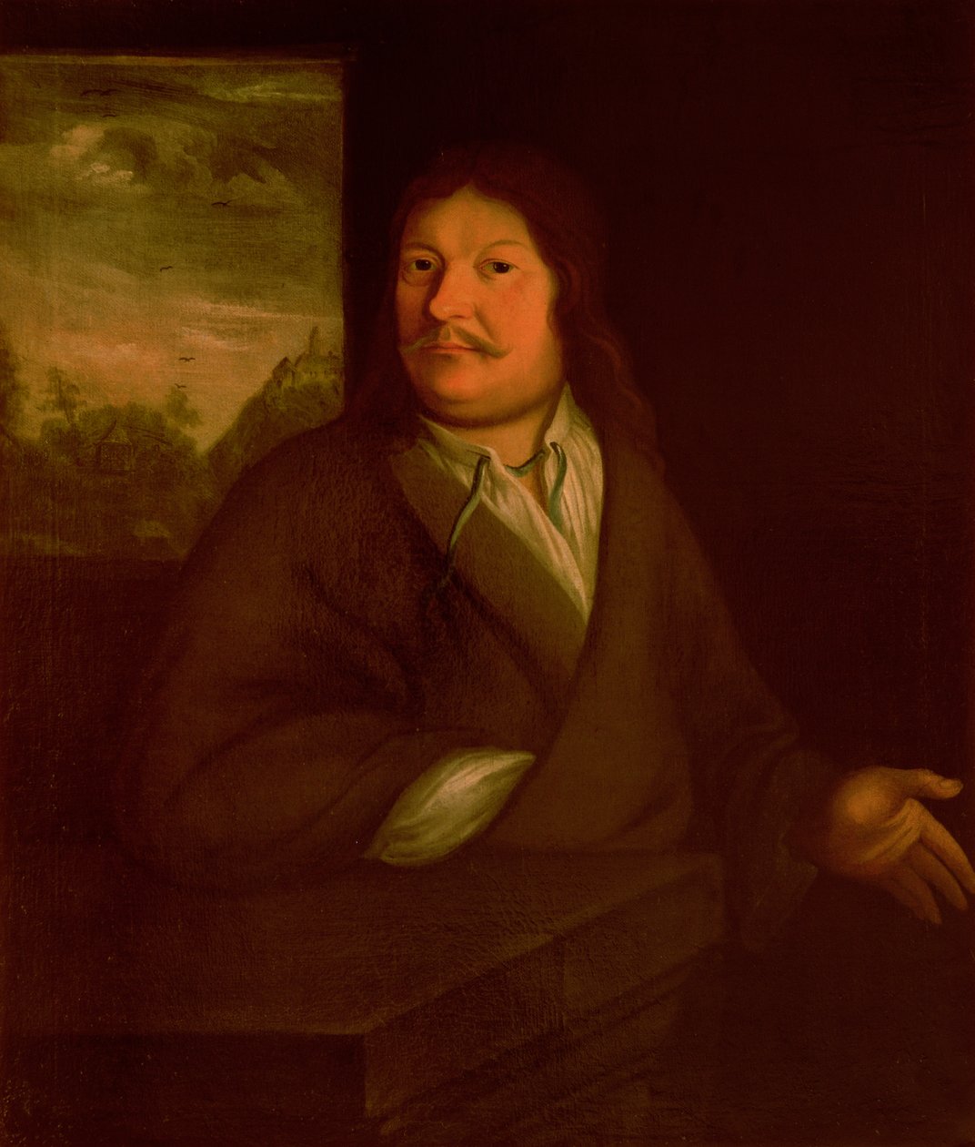 Portrét Johanna Ambrosia Bacha (1645-95), 1685 od German School