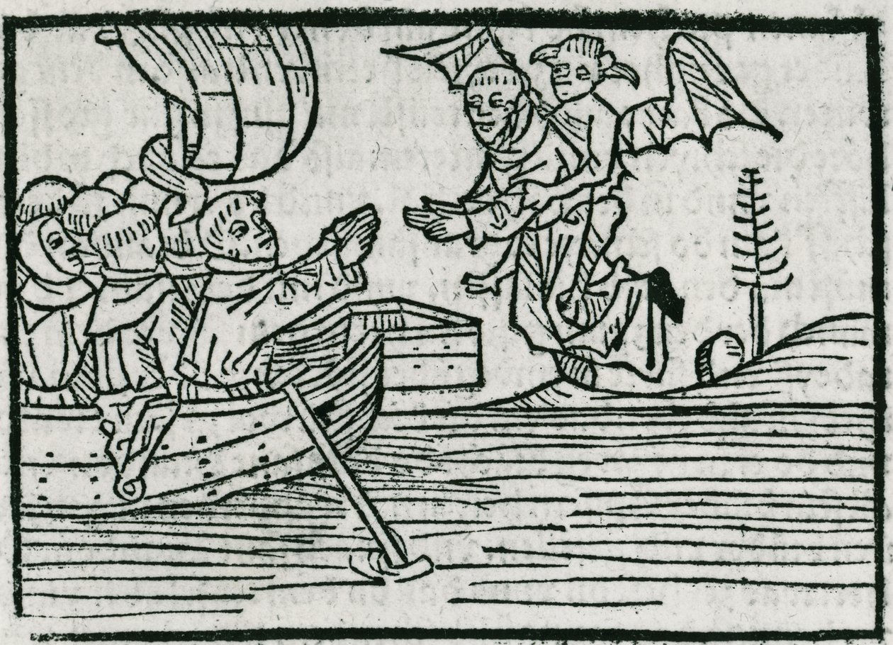 St. Brendan a démon, ilustrace z 