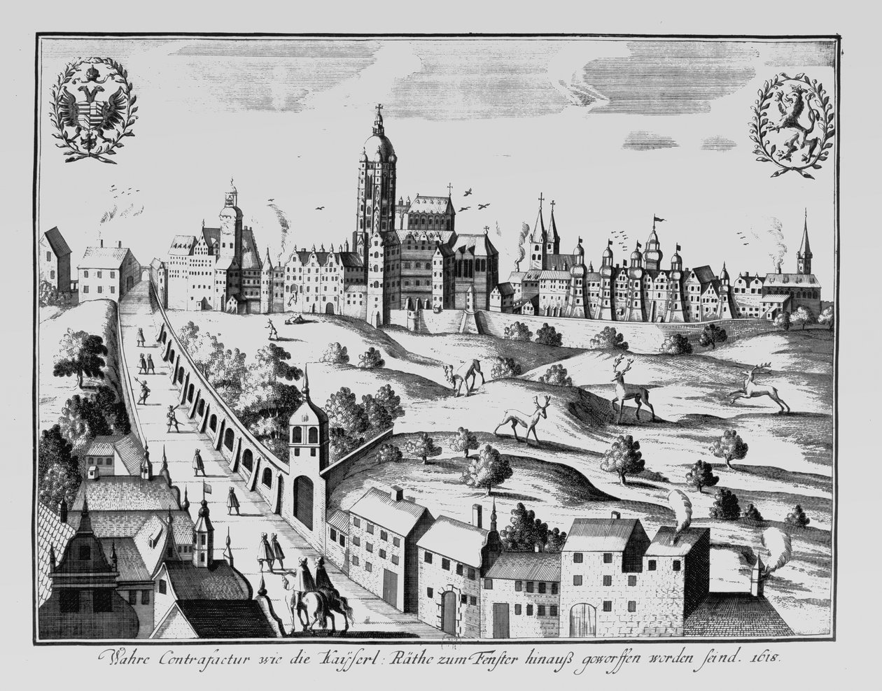 Pražská defenestrace, 3. srpna 1618 od German School