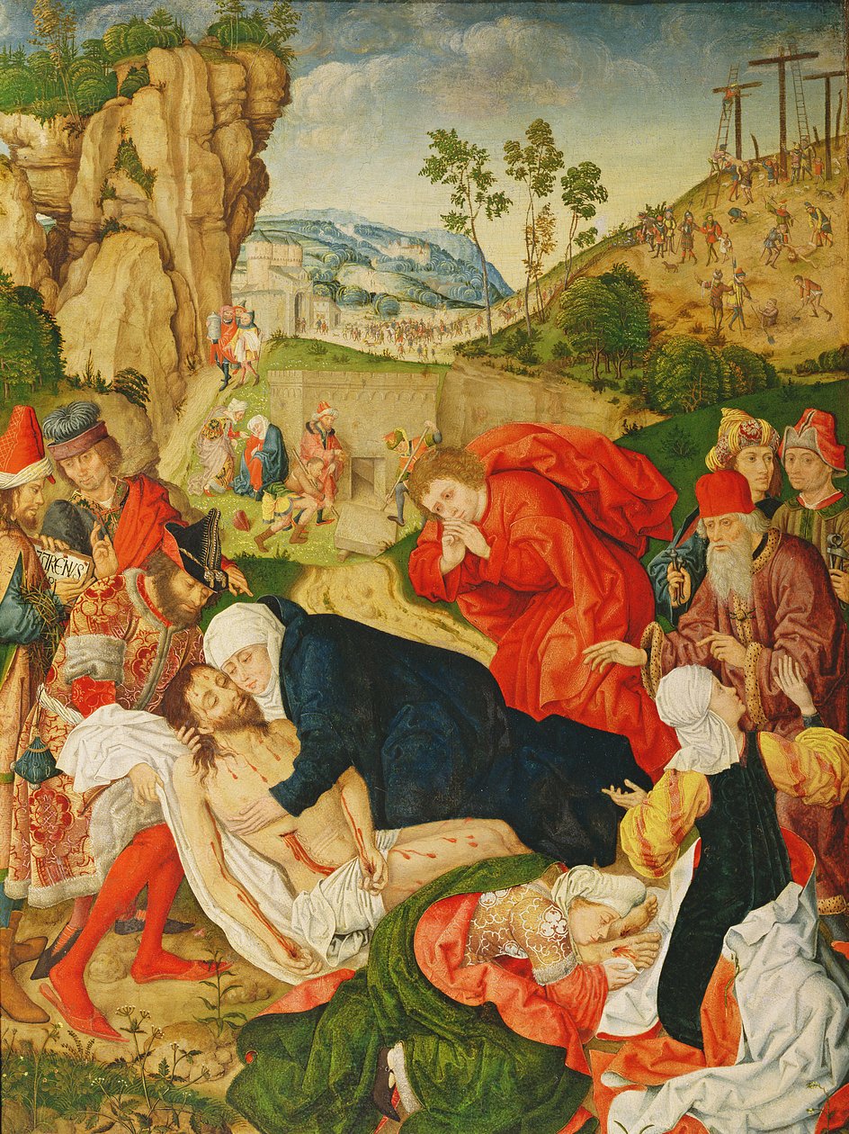 The Entombment, cca 1500 od German School