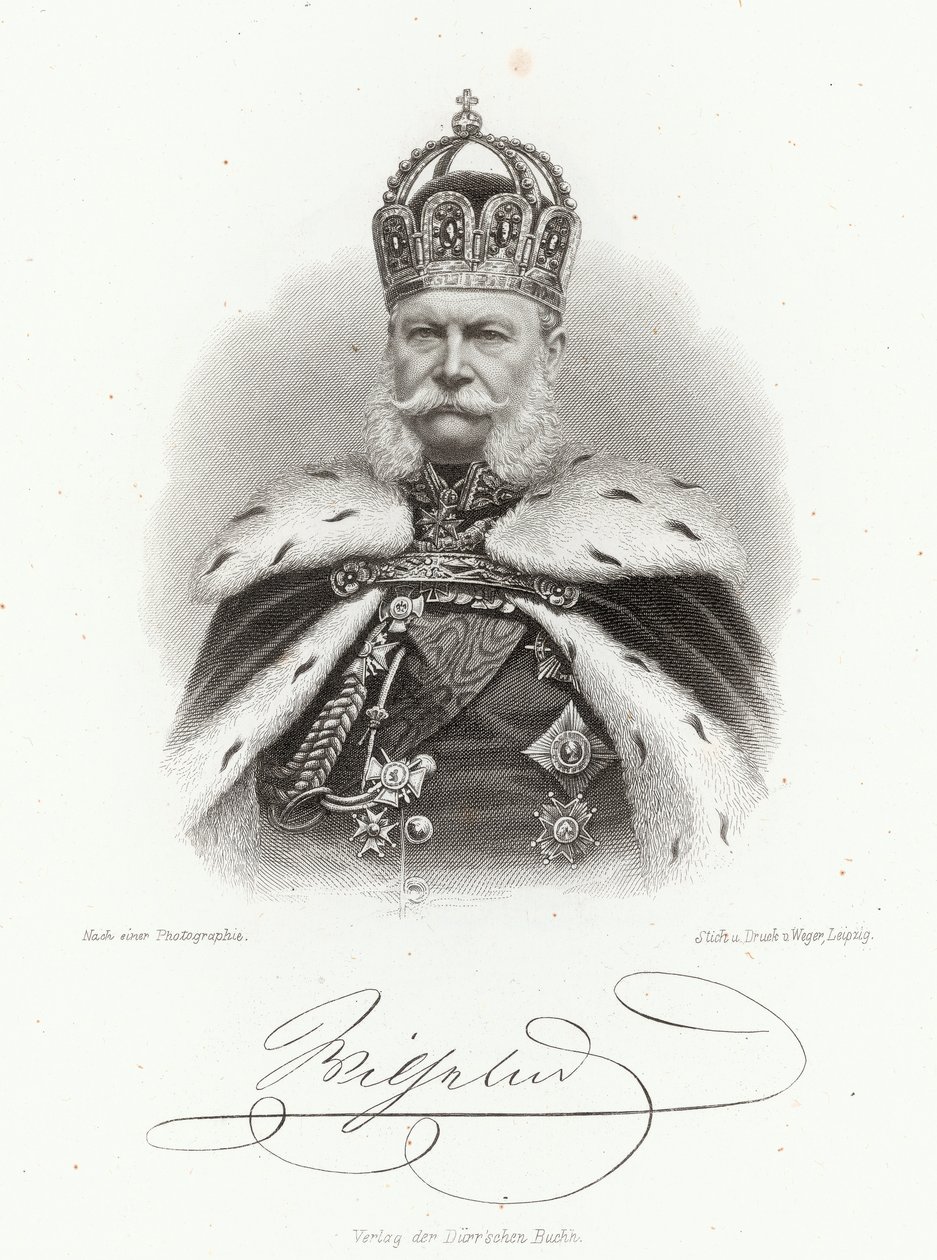 Vilém I., pruský král (1830-1916) v 