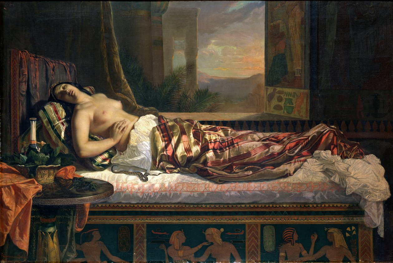 Smrt Kleopatry, 1841 od German von Bohn