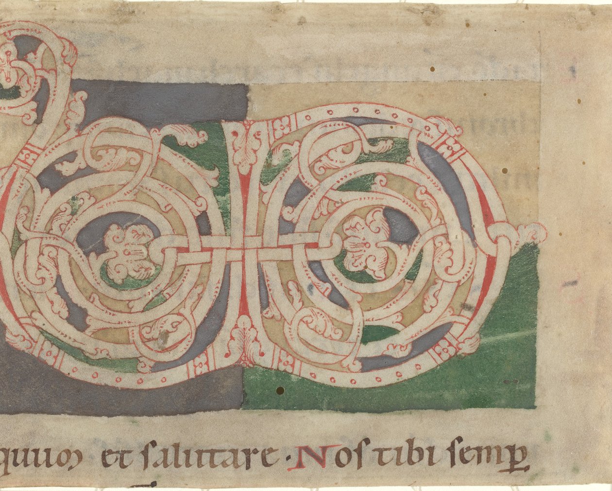 Iniciály V a D od German 12th Century