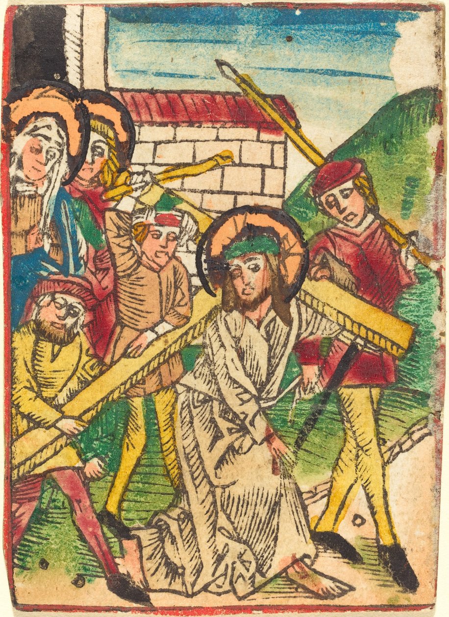 Kristus nesoucí kříž od German 15th Century