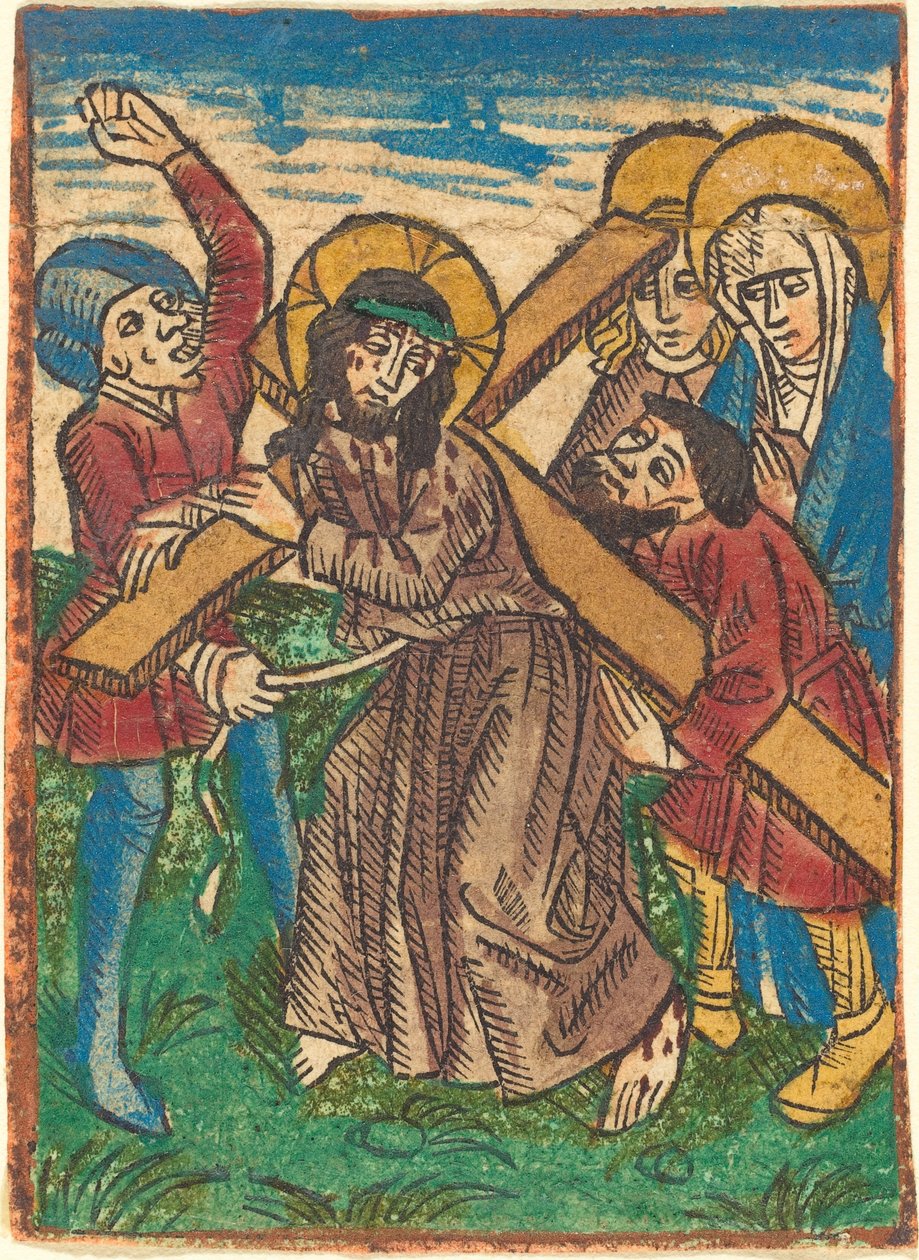 Kristus nesoucí kříž od German 15th Century