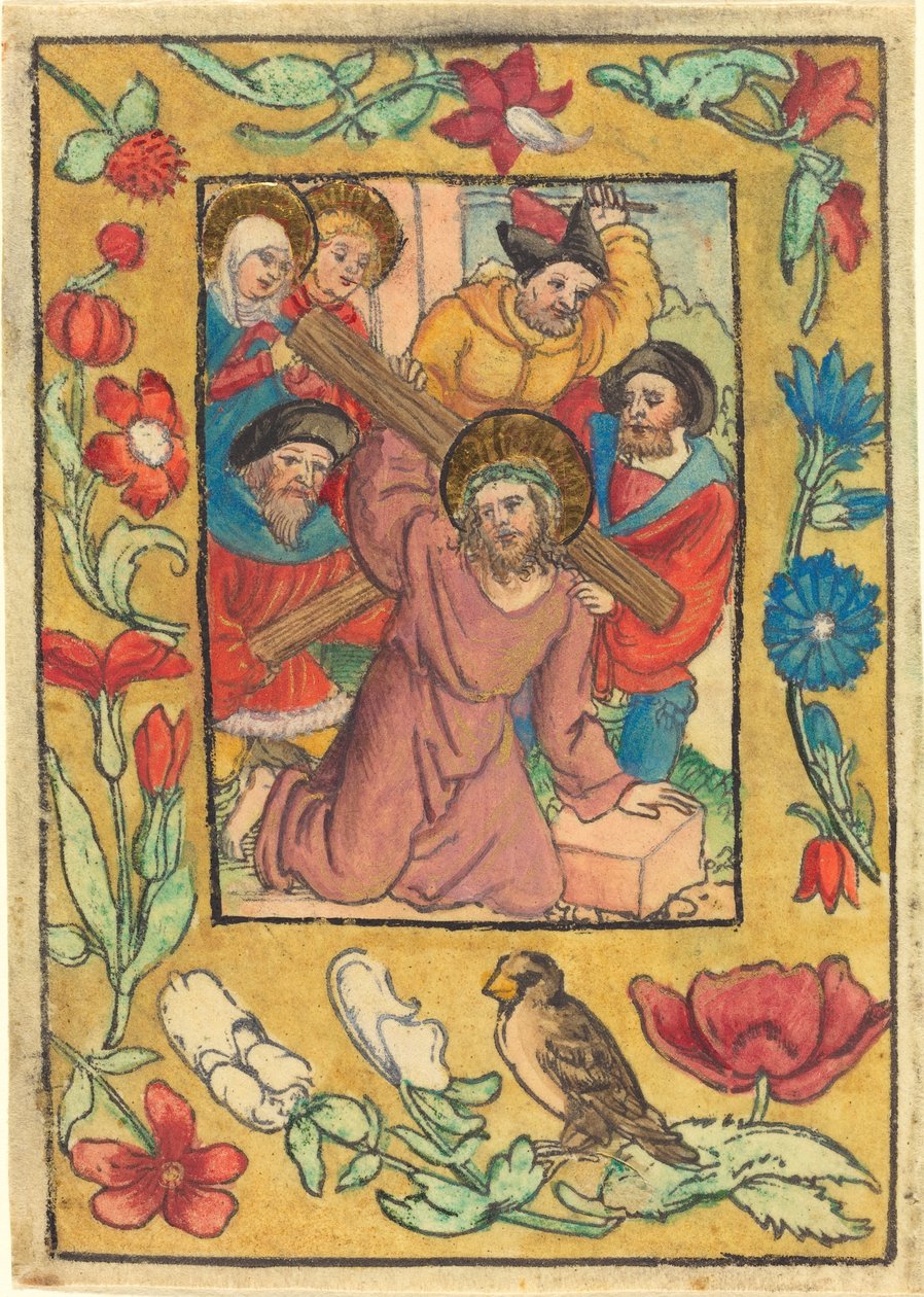 Kristus nesoucí kříž od German 15th Century