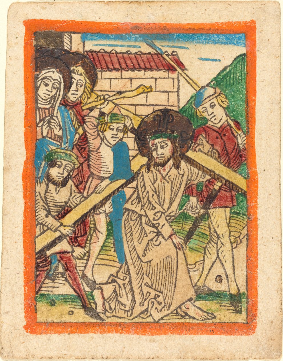 Kristus nesoucí kříž od German 15th Century