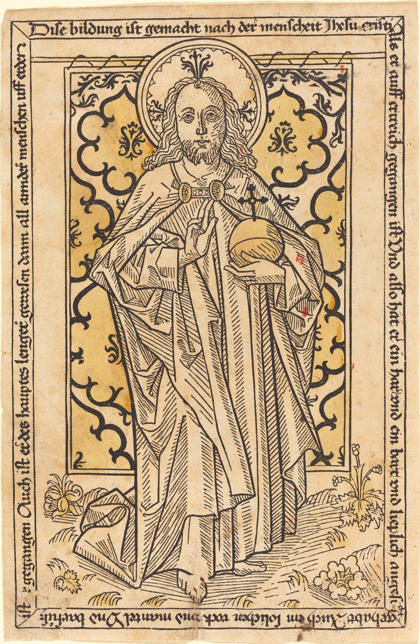 Před Kristem Us Salvatore od German 15th Century