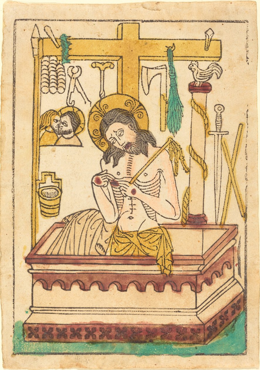 Kristus jako muž bolesti od German 15th Century
