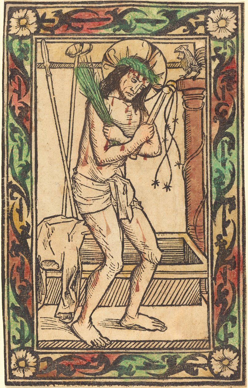 Kristus jako muž bolesti od German 15th Century