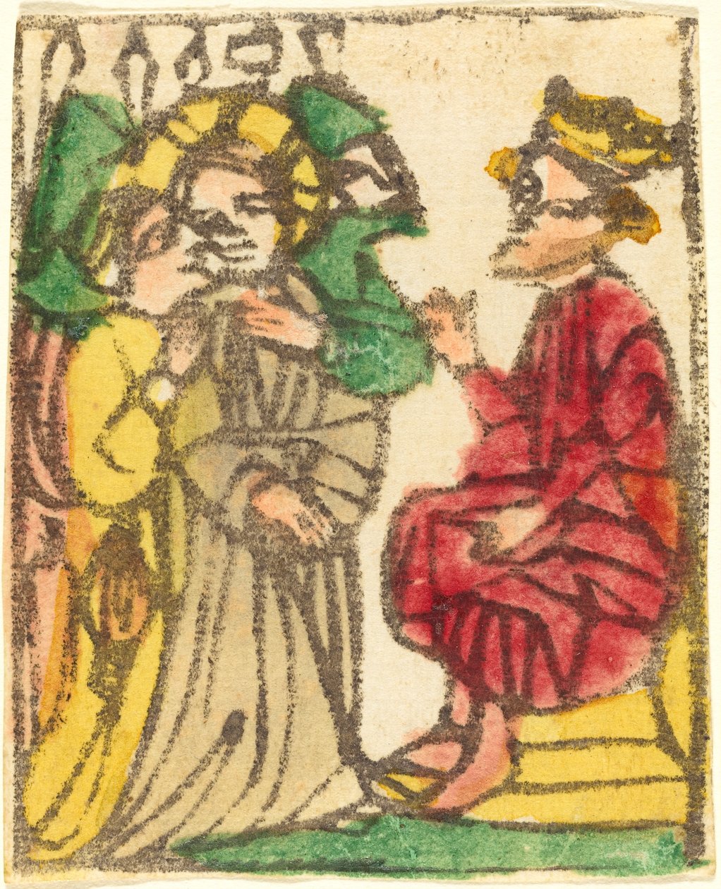 Kristus před Herodem od German 15th Century