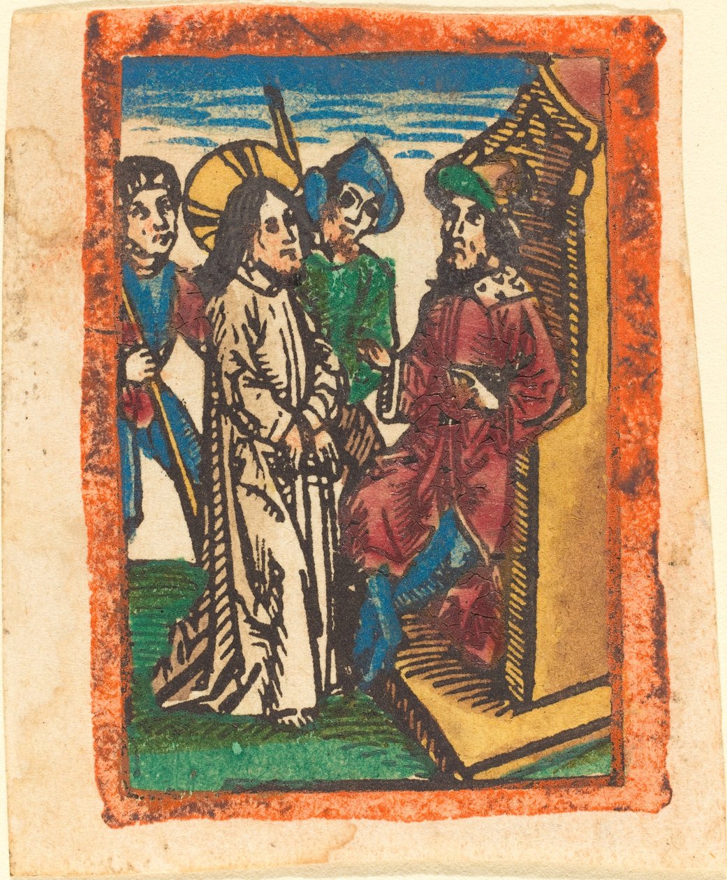 Kristus před Pilátem od German 15th Century