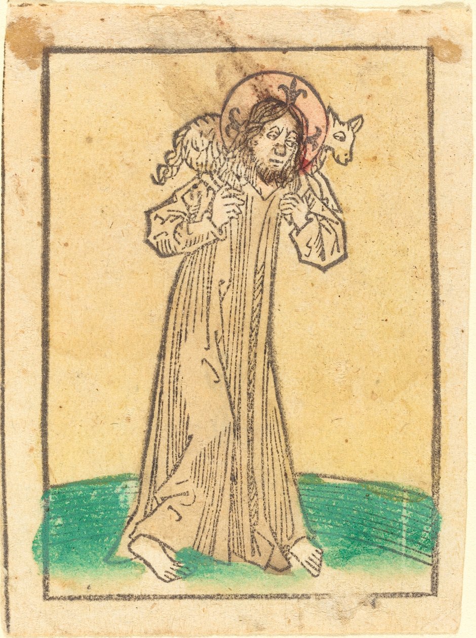 Dobrý pastýř od German 15th Century