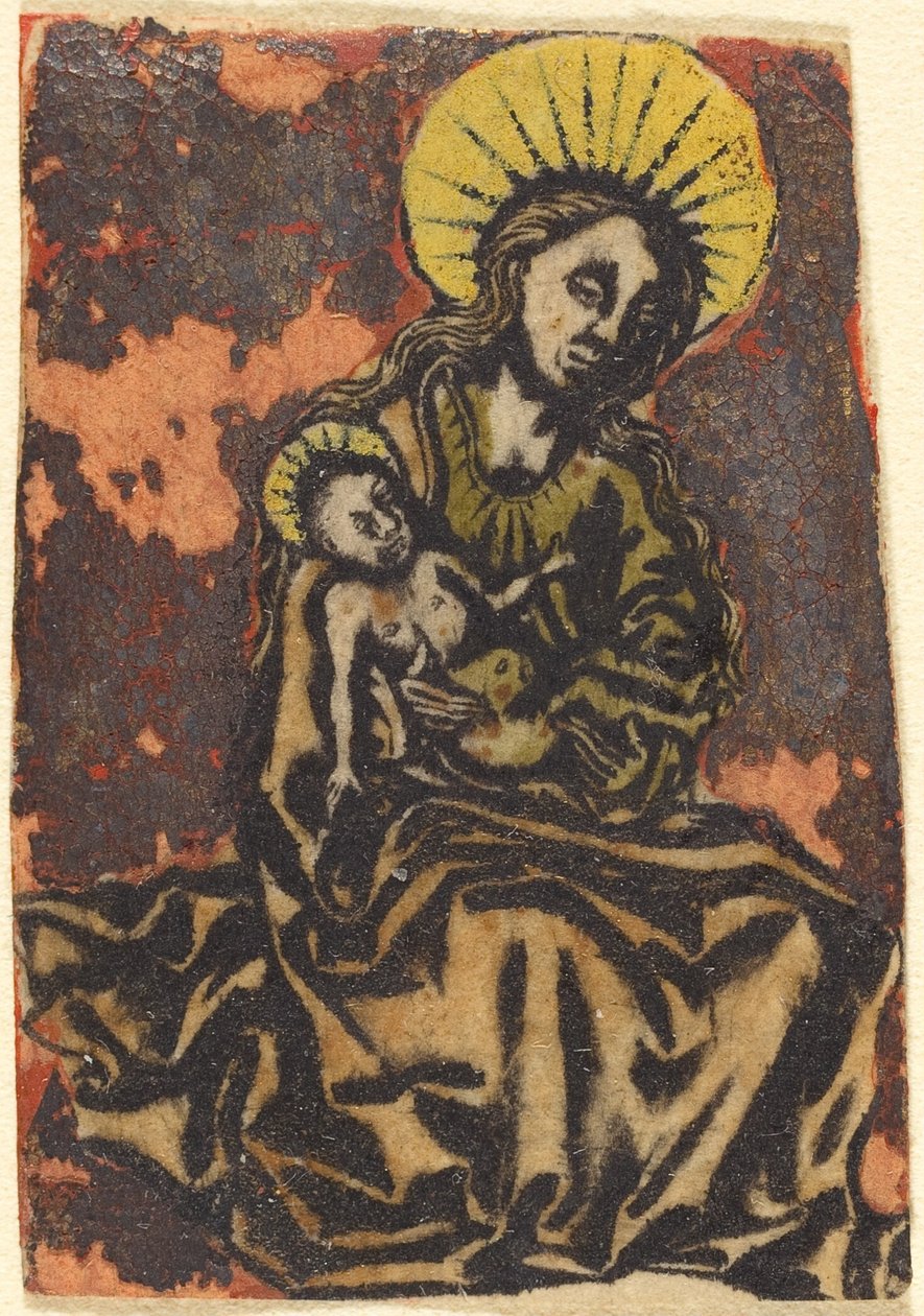 Madonna a dítě od German 15th Century