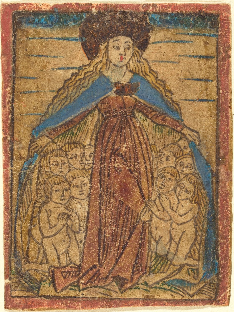 Madonna jako ochránkyně od German 15th Century
