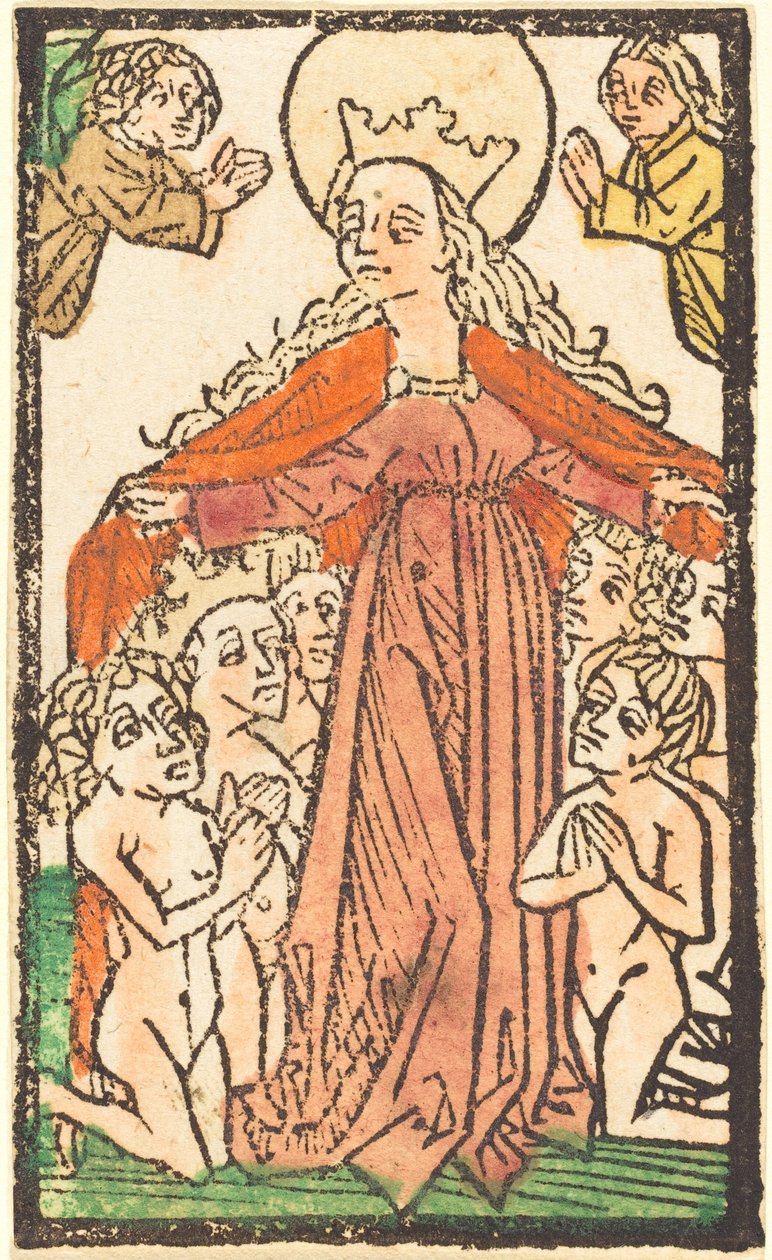 Madonna jako ochránkyně od German 15th Century