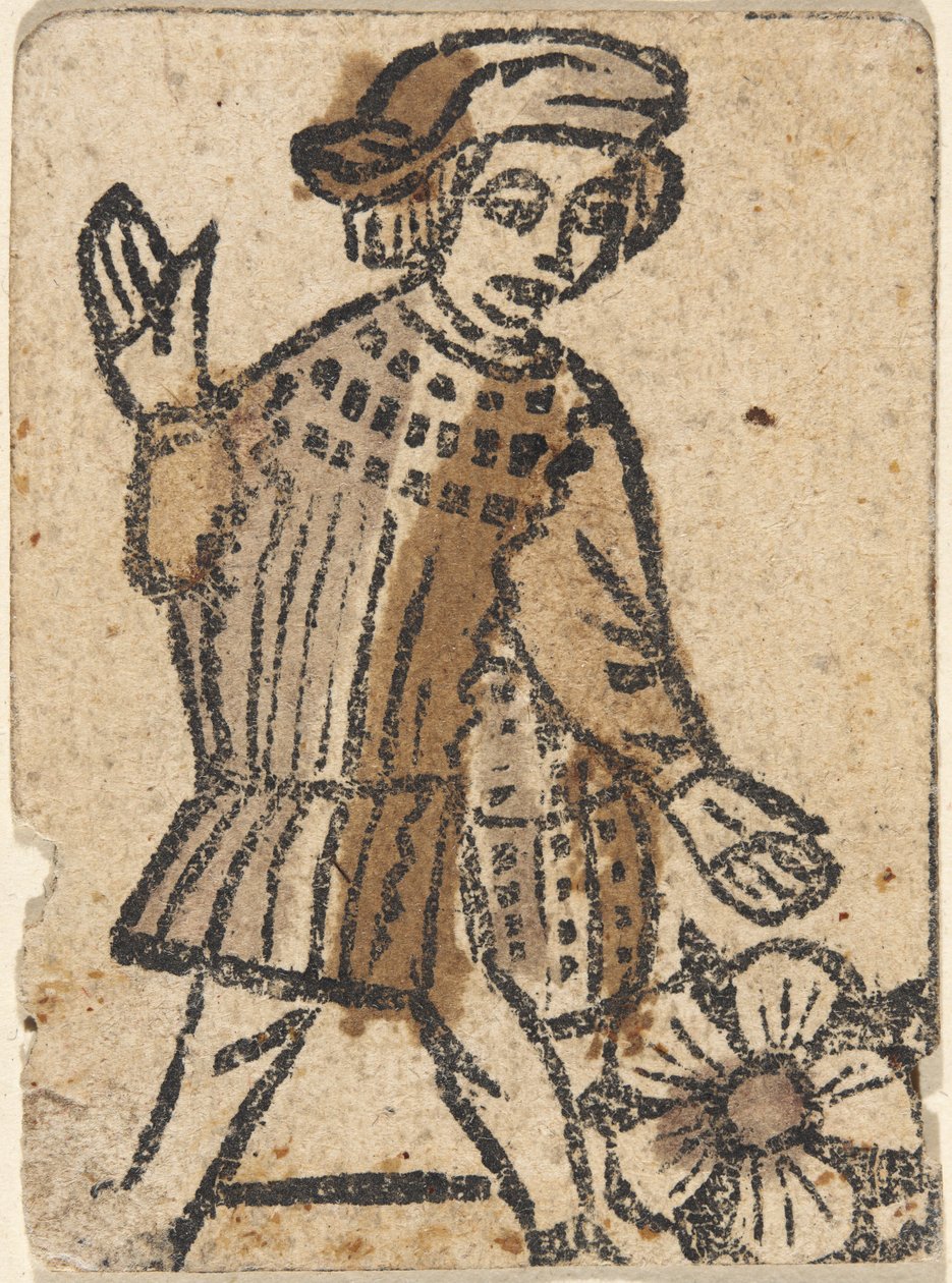 Hrací karta od German 15th Century