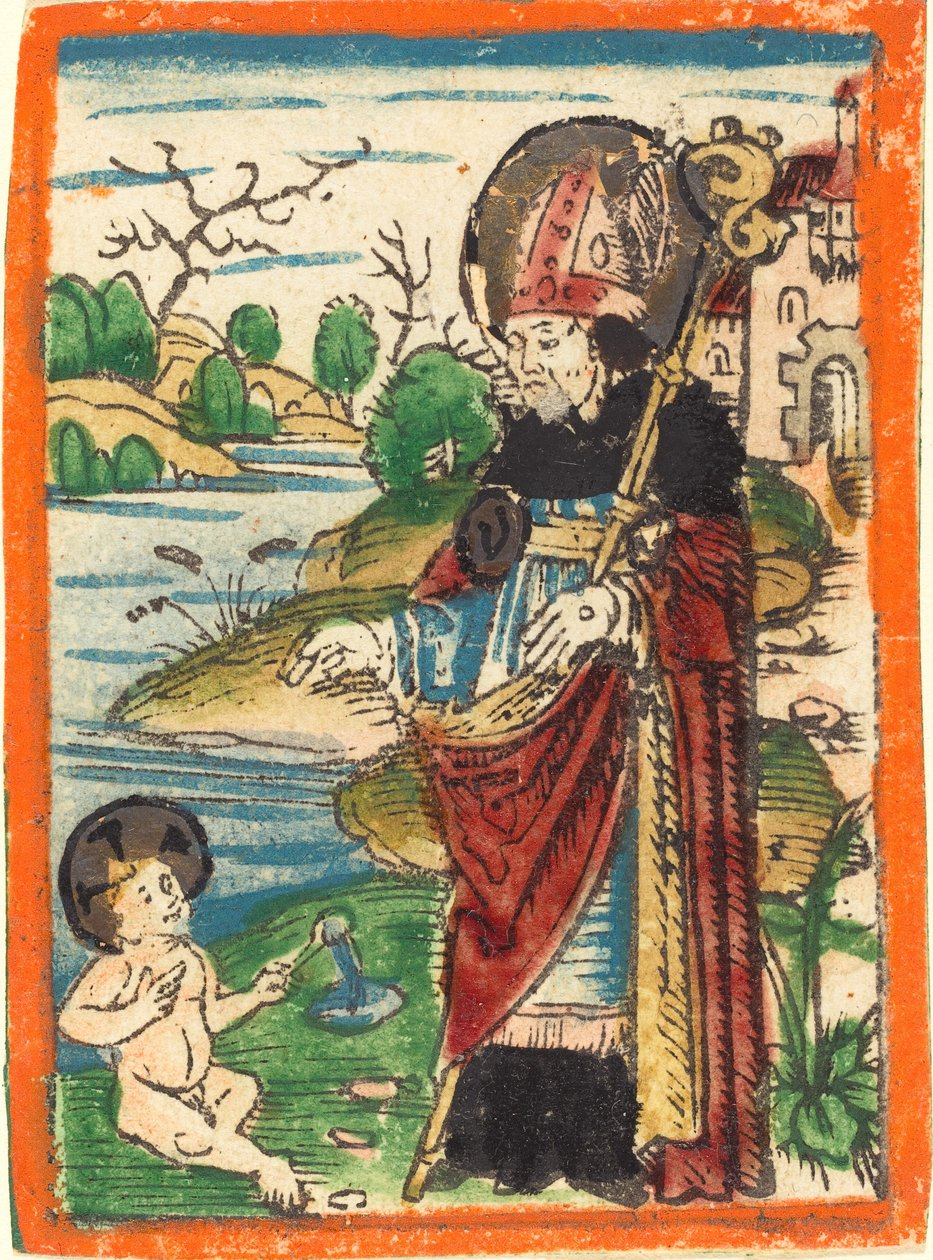 Svatý Augustin od German 15th Century