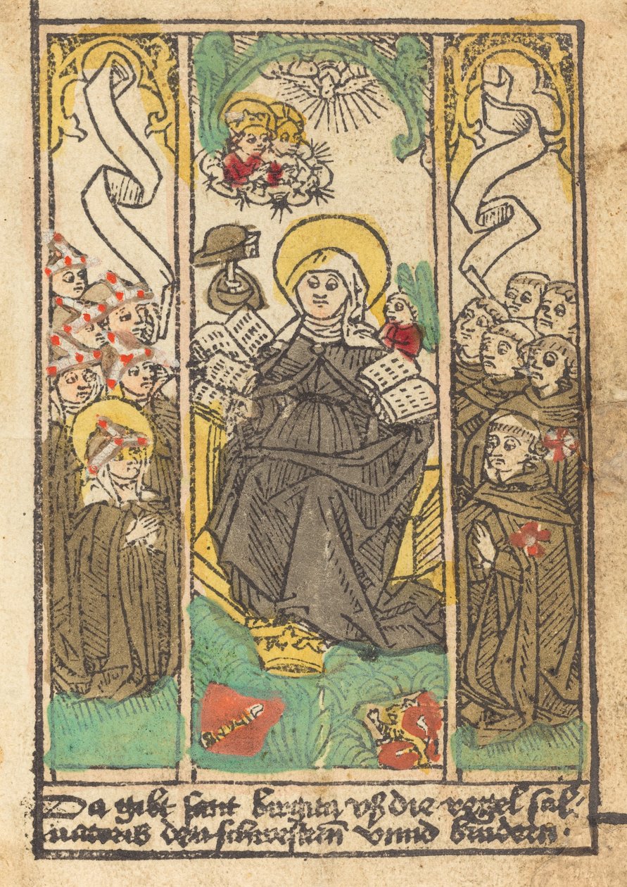 Svatá Brigita od German 15th Century